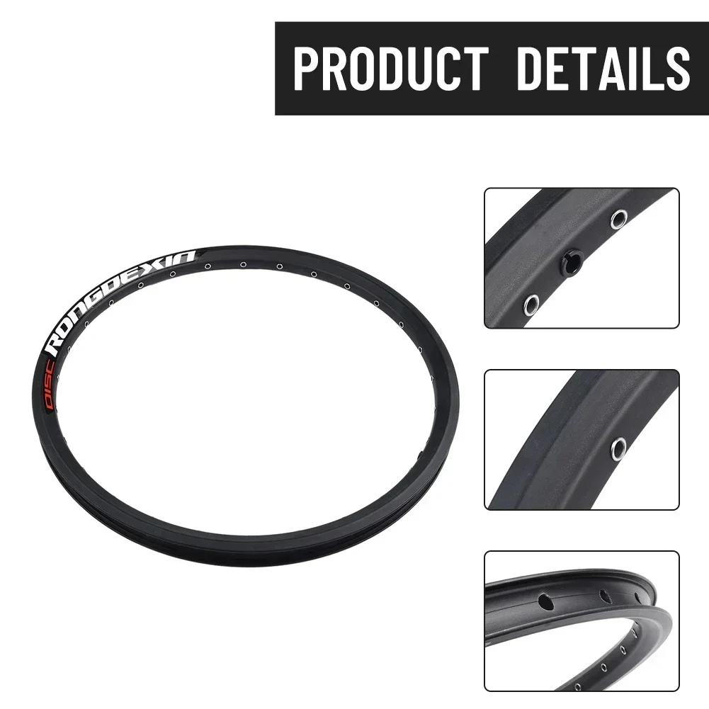 【Clearance Price】20 Inch Bicycle Wheel Rim 24/28/32/36 Hole Double Disc Wheel Rim 406 Aluminum Alloy Wheel Frame MTB Bicycle