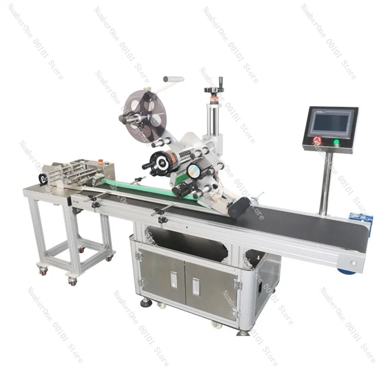 Industrial Suction Cup Bag Labeling Machine for Plastic Bags Aluminum Foil Pouches PE Packaging Bags Automatic Paging Labeler