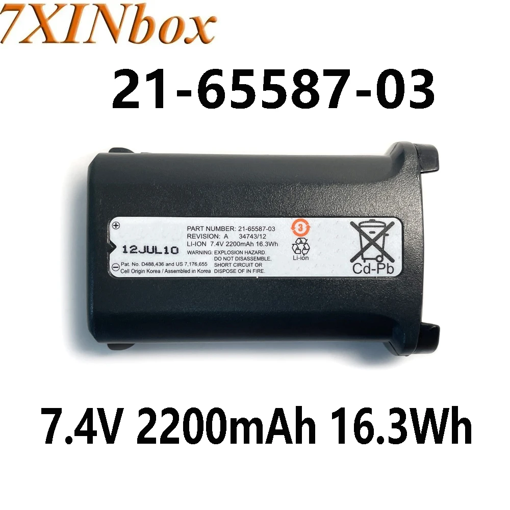 7XINbox 21-65587-03 7.4V 2200mAh 16.3Wh Battery For Symbol MC9060G MC9060K MC9090G MC9190G 21-65587-01 series