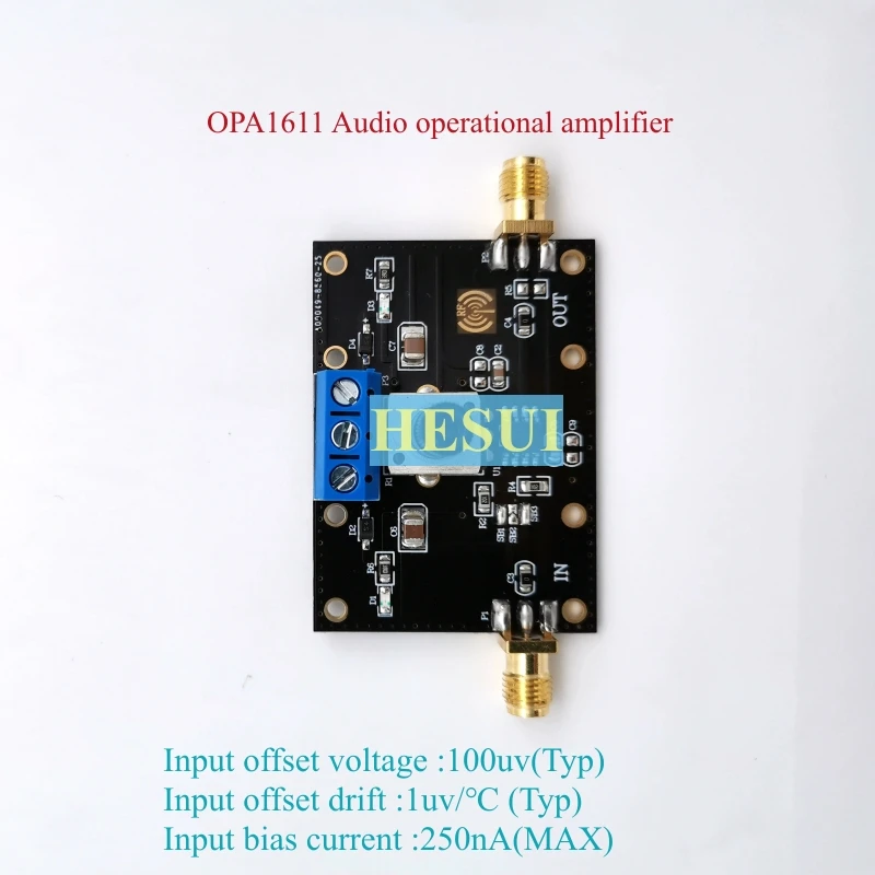 OPA1611 module Low-power precision operational audio preamplifier