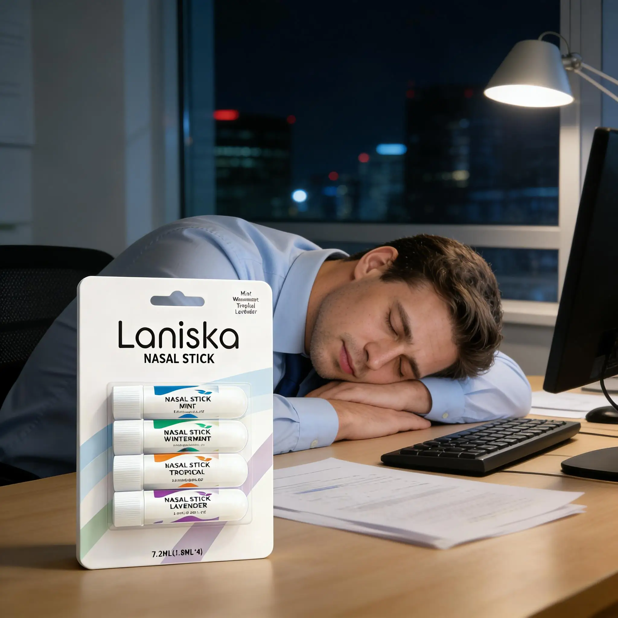 

Назальный ингалятор-диффузор для снятия усталости, улучшения дыхания, повышения выносливости и ежедневного освежения ума.