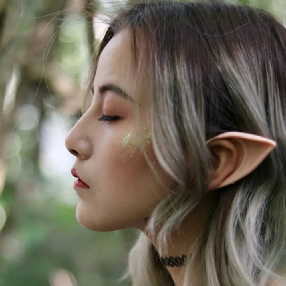 Cute Cos Accessories Role Play Fairy False Ears Ear Cuff Jewelry Elf Ears Women Earrings