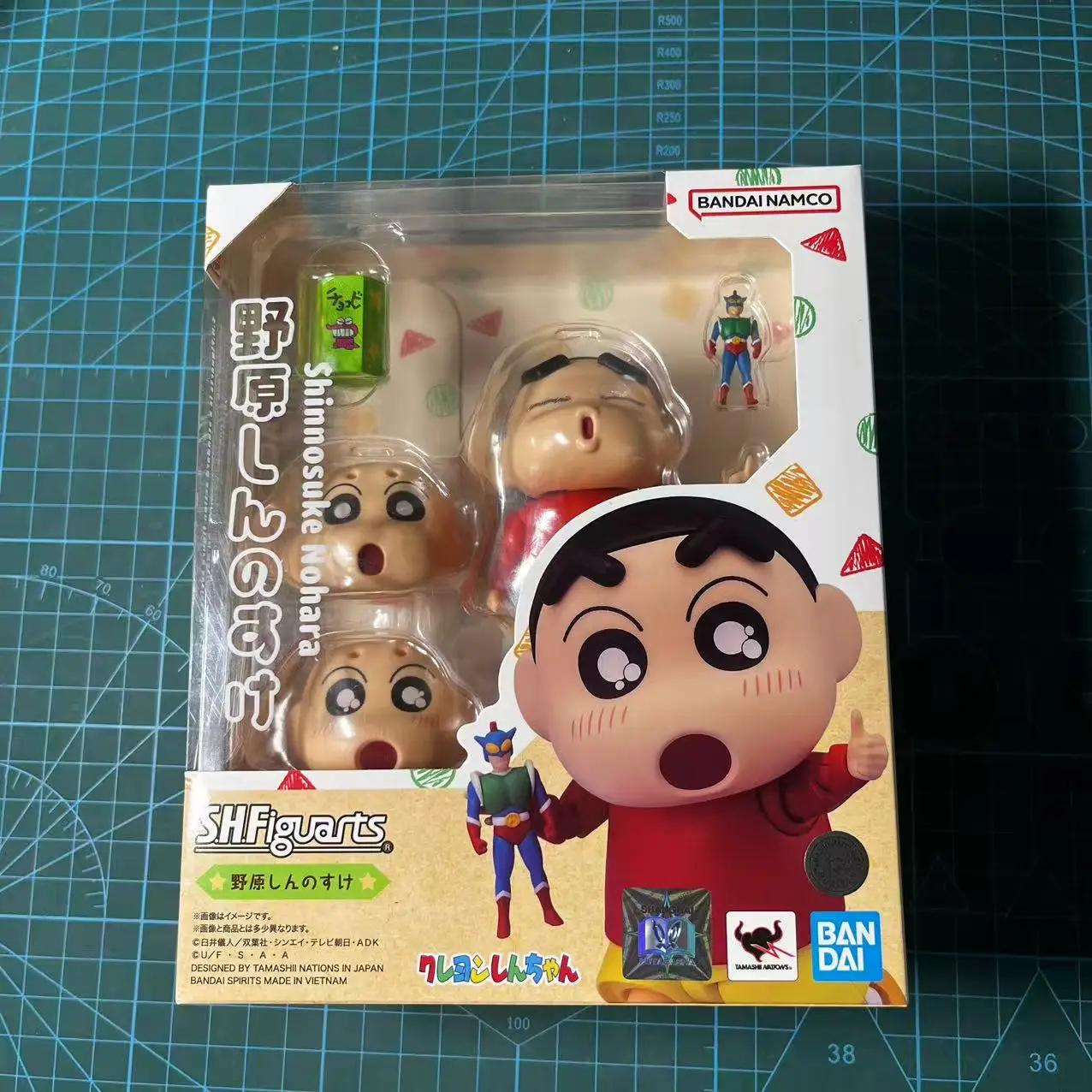 

Original Bandai Sh Figuarts SHF Shinnosuke Nohara Crayon Shin Chan Shinchan Action Figures Anime Model Toys Collection Gifts