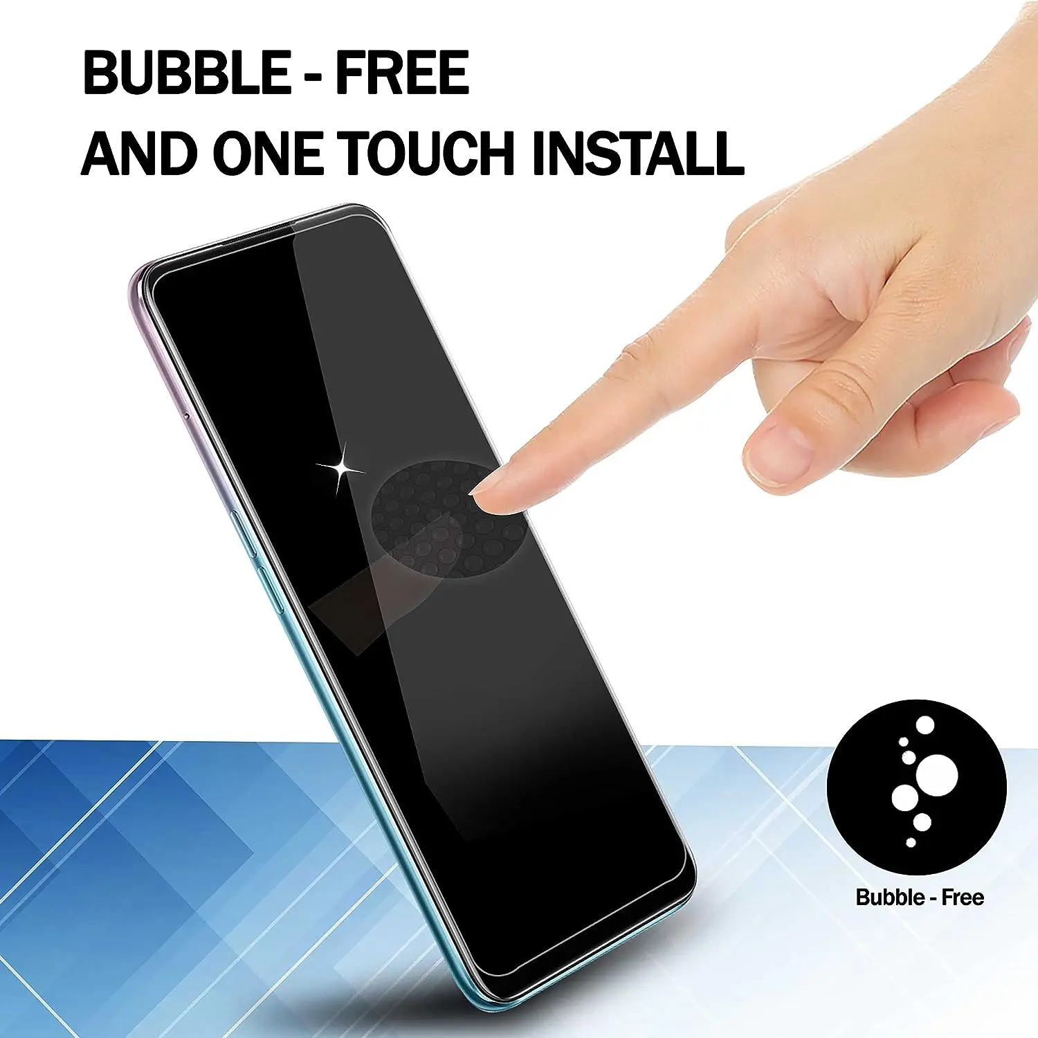 2/4Pcs Screen Protector Glass For OPPO A92 Tempered Glass Film