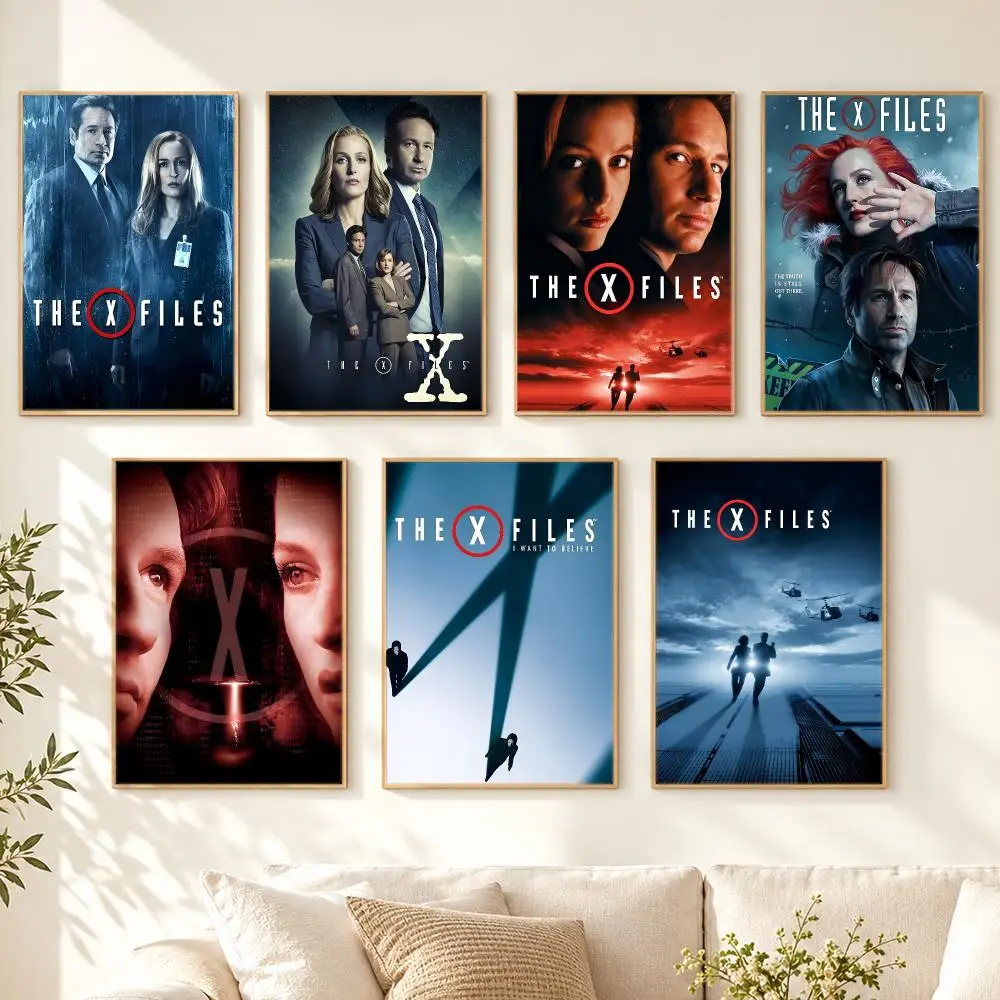 series The X Files Poster Poster HD Printing Cozy Nordic Style for Home Decor for Living Room Bedroom Cafe Gift