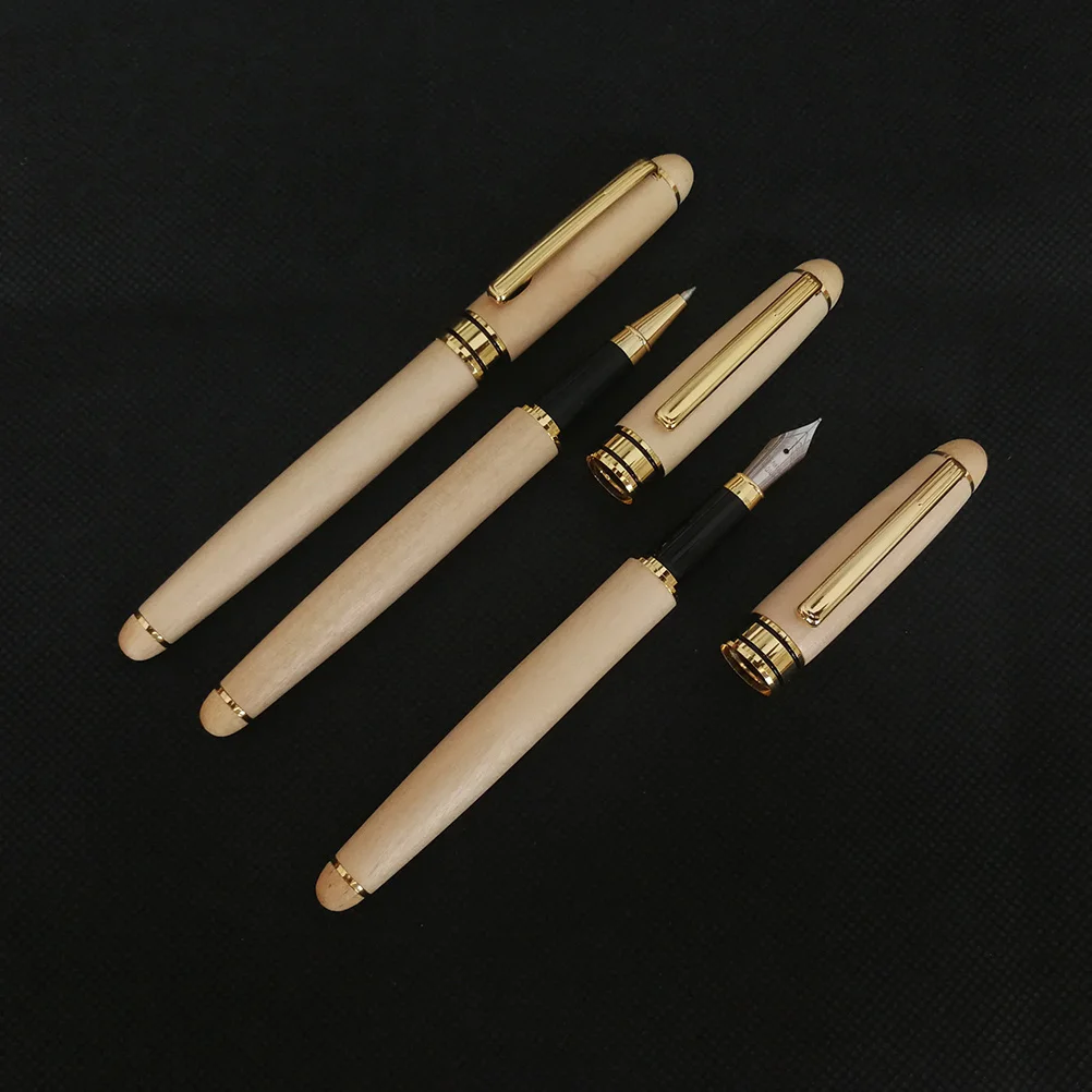 

Wooden Pen Signature Pen Calligraphy Practice Writing Instrument Office Stationery For Students Art Drawing Hand Lettering