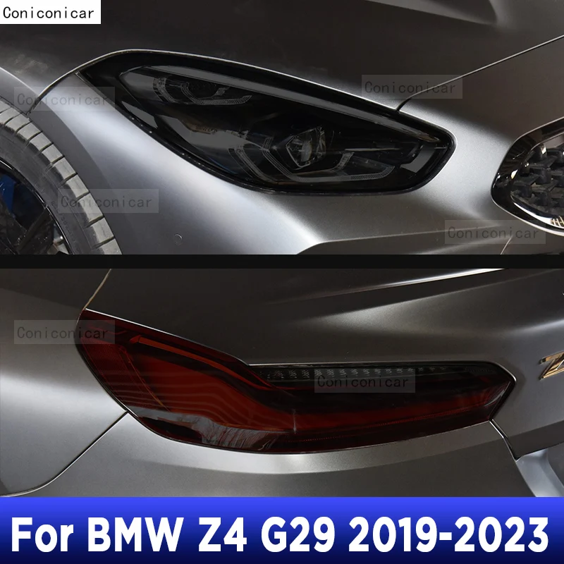 

Для BMW Z4 G29 2019-2023 Автомобильная внешняя фара Защита от царапин передняя лампа ТИНТ фотолампа аксессуары для ремонта крышки