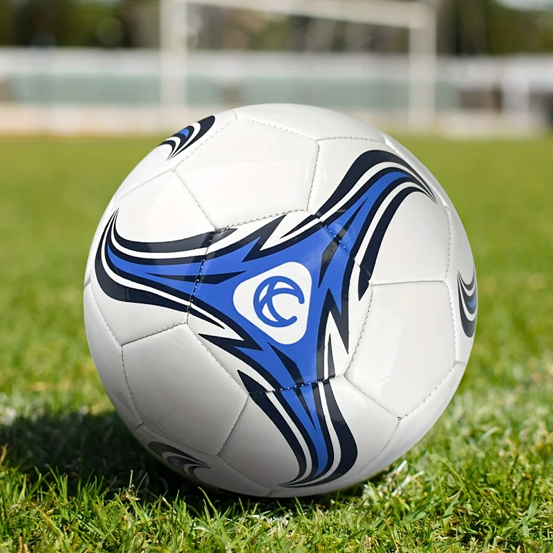 Soccer Ball Size 4 & 5, Training Indoor Outdoor Sports Ball, Durable PU Football for Kids Teens Adults