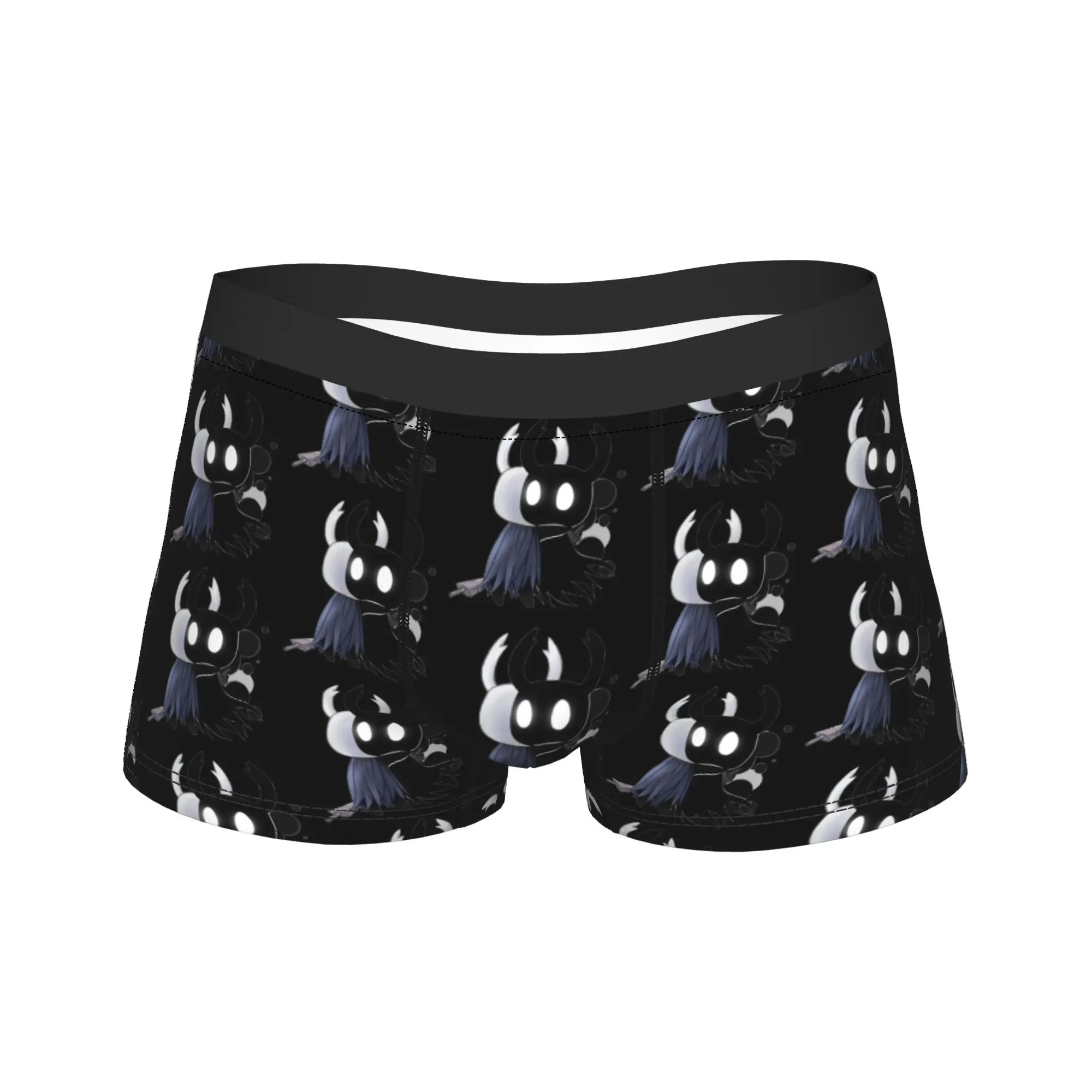 

Men's Hollow Knight Boxer Briefs Shorts Panties Breathable Underwear Cute Game Homme Printed S-XXL Underpants