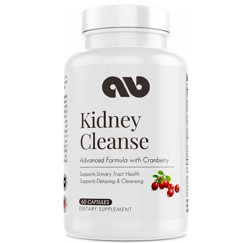 Advanced formula for kidney cleansing,containing cranberry extract,kidney,urinary tract,and bladder detoxification and cleansing