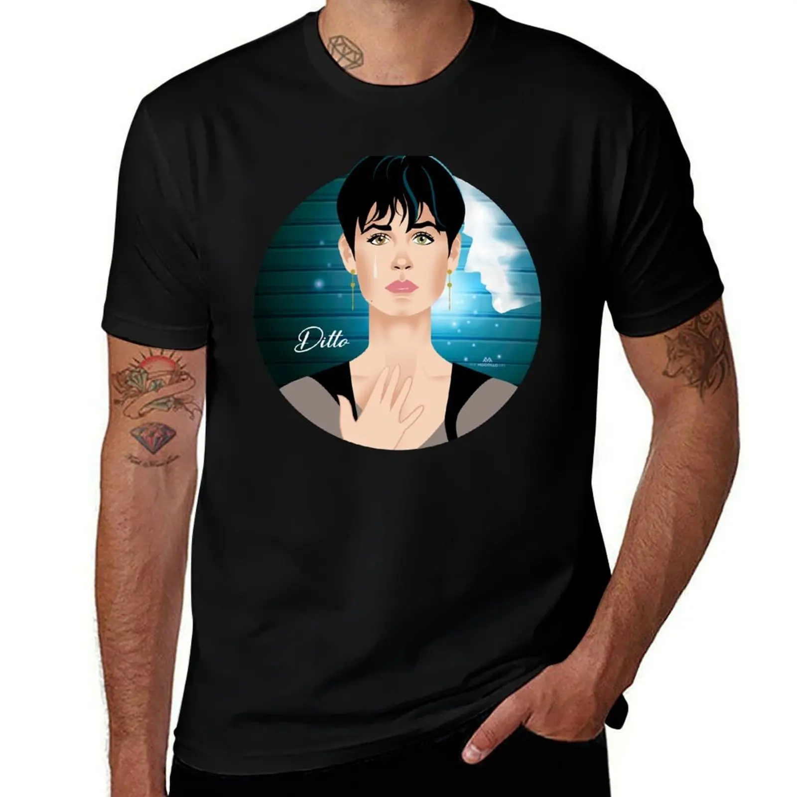 

Ditto T-Shirt cotton t shirt man t shirts for man graphic tees men t shirt cotton 100% T-shirt