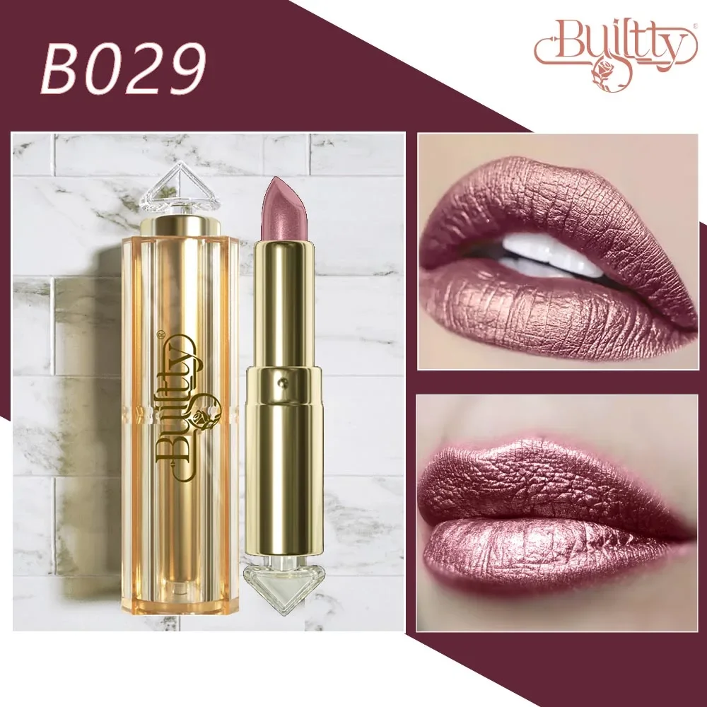 Gold Lipstick New Fashion Waterproof Matte Lipstick Long Lasting Sexy Lip Stick Makeup Korean