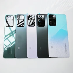 A+ Back Glass Cover For Xiaomi Redmi Note 11 Pro+  5G , Back Door Replacement Hard Battery Case, Rear Housing Cover