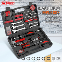 Hi-Spec 148-PC Household Tool Kit w/Allen Wrench, Precision Screwdrivers, Drill Bits & Sockets for Home Repair & Maintenance