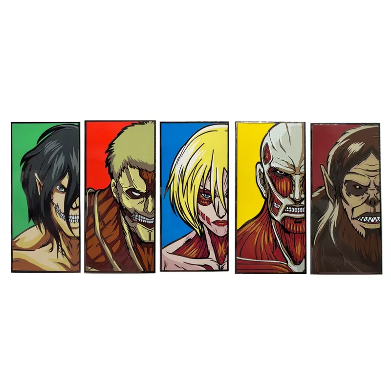 Attack on Titan Metal Large Brooch Beast Giant Woman Giant Armoury Giant Man Badge Brooch Gift