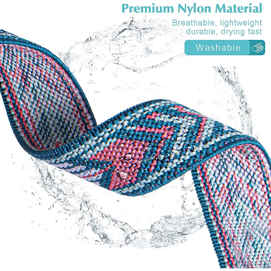 Essidi Elastic Nylon Band For Xiaomi Redmi Watch 3 Sports Braided Bracelet Strap Loop For Redmi Watch 3 Replacement