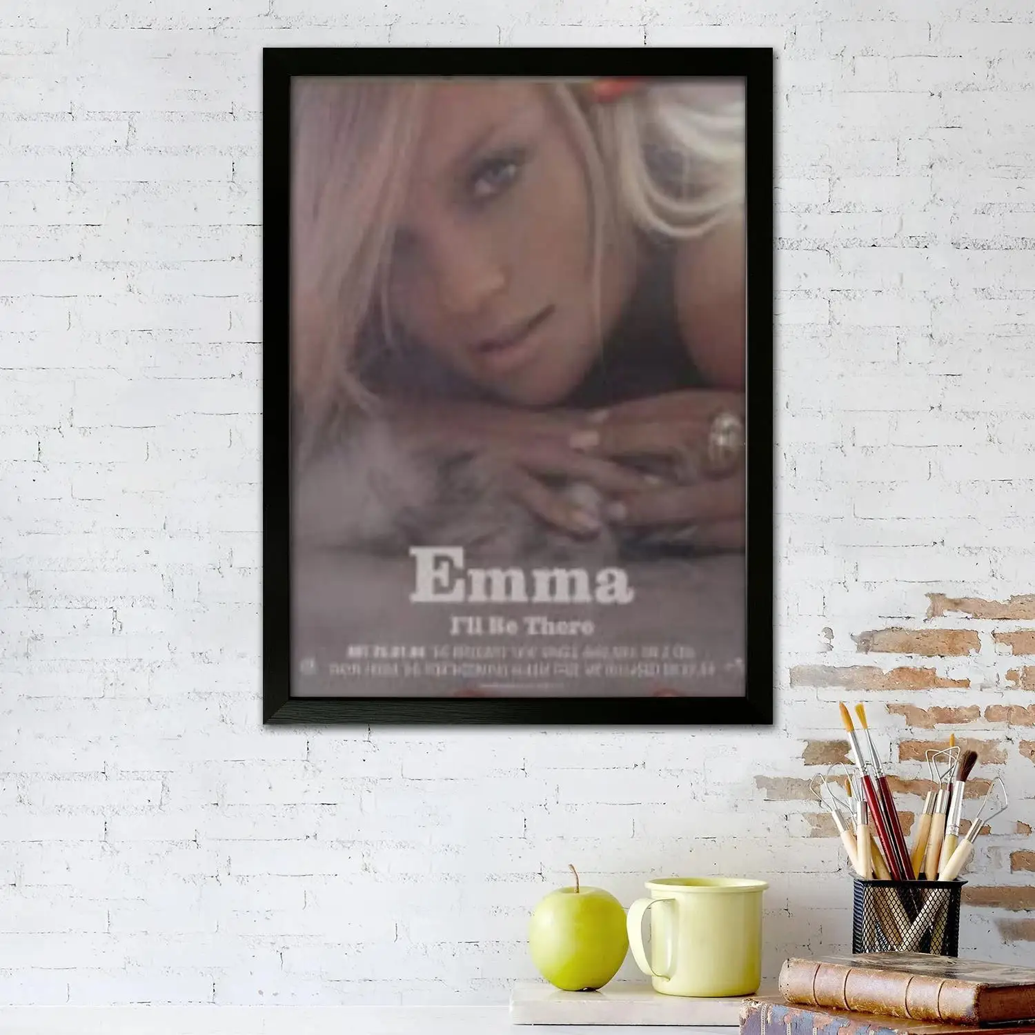 إيما بونتون ملصق فني قماشي وطباعة صورة فنية جدارية، ملصقات ديكور غرفة نوم الأسرة الحديثة، اللوحة الزخرفية #2