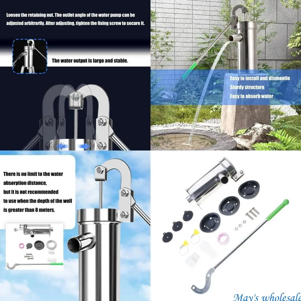 

Устойчивый к ржавчине водяной насосы для ручного эксплуатации для ухода за газонами. Применение подземных вод 448a