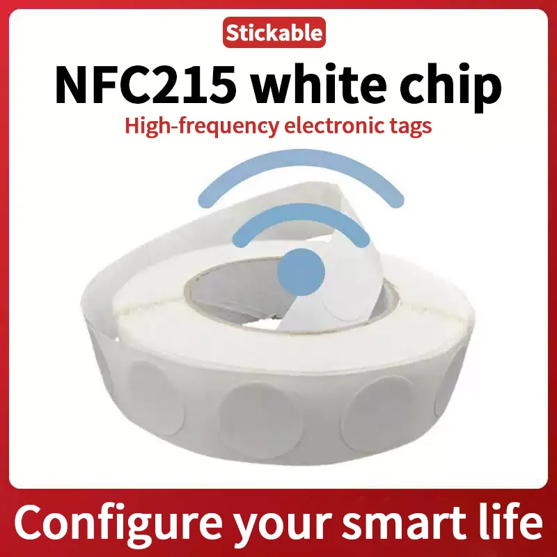 NFC electronic tag RFID high frequency smart chip 13.56MHZ self-adhesive iso 14443-A protocol WIFI Bluetooth smart life