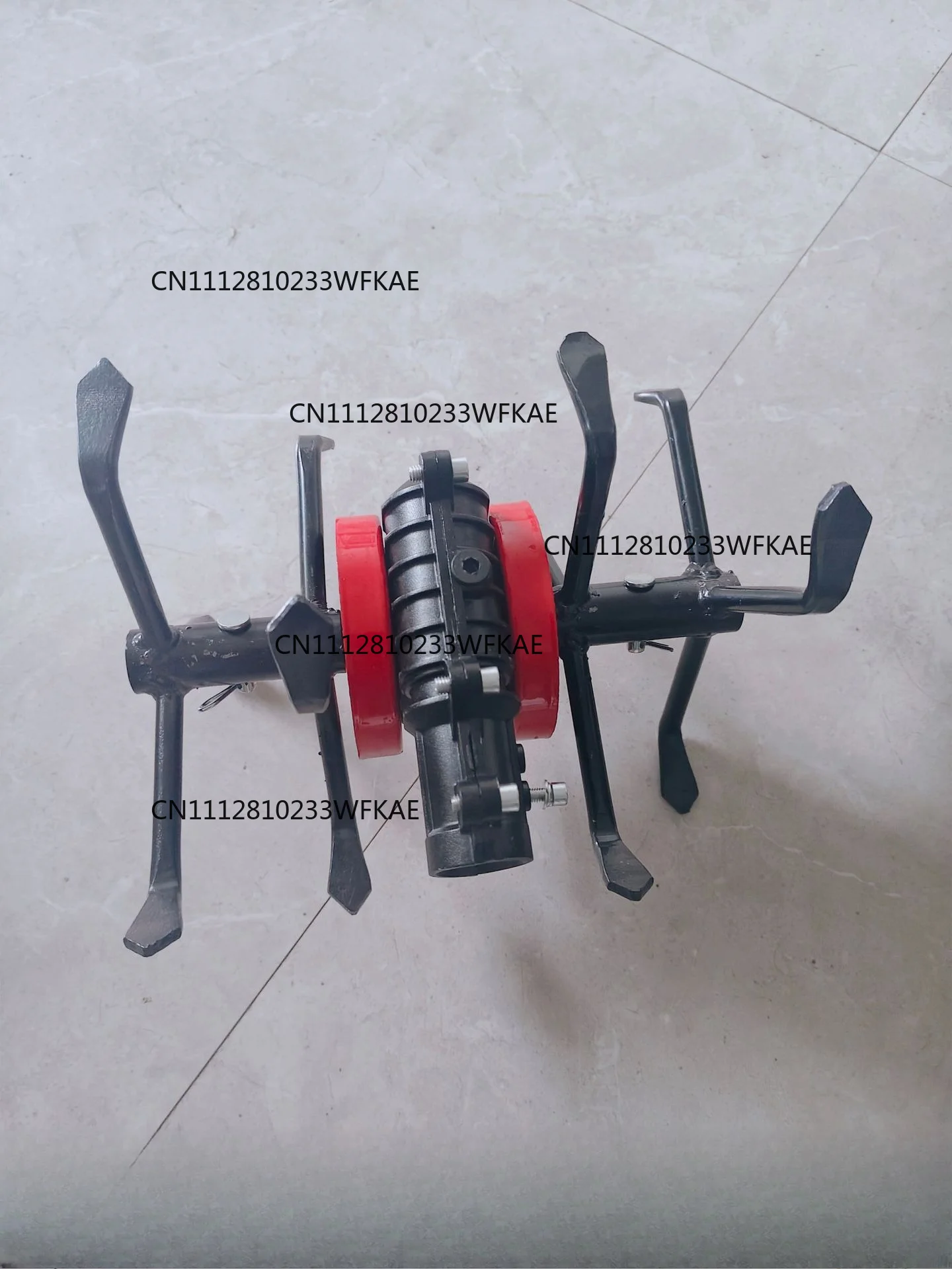 Lawn mower, soil looser wheel, deep plowing and furrow cutting weed hoe tool, furrow tool assembly, garden tool accessories