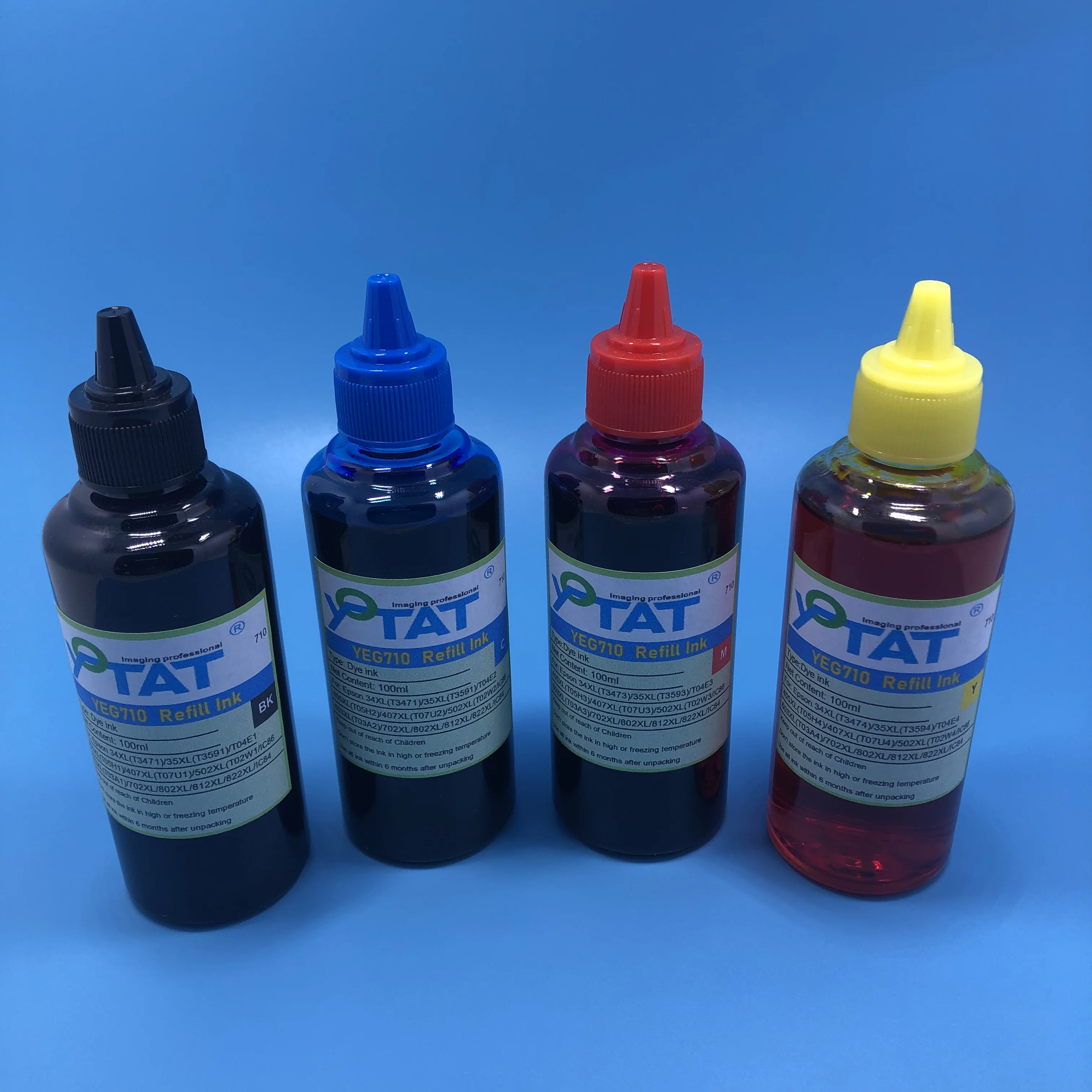 Refill Ink for 34XL 35XL 405XL 407XL 502 603 for Epson WorkForce Pro WF-4745/WF-4745DTWF/WF-7830DTWF/WF-7835DTWF/WF-7840DTWF