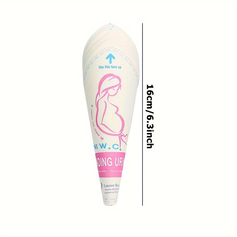 10/20 szt. Jednorazowe damskie pisuar stojący na kemping, wędrówki, podróże, przenośne papierowe urządzenie do moczowania dla kobiet w ciąży JXB