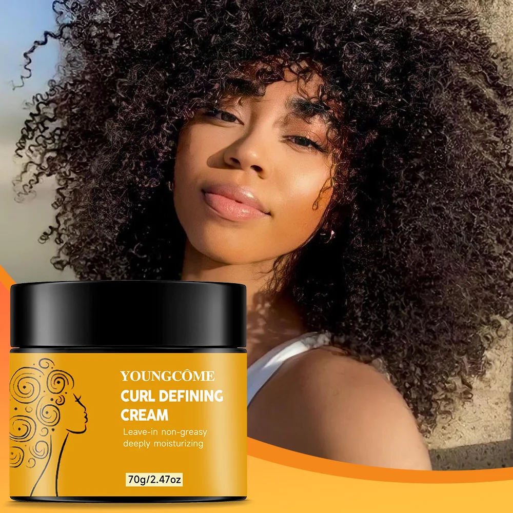 Natural Curly Boost Sculpting Hair Bounce Essence for Female Women Repair Hair Care Elastin Define Curling Enhance Cream  2025