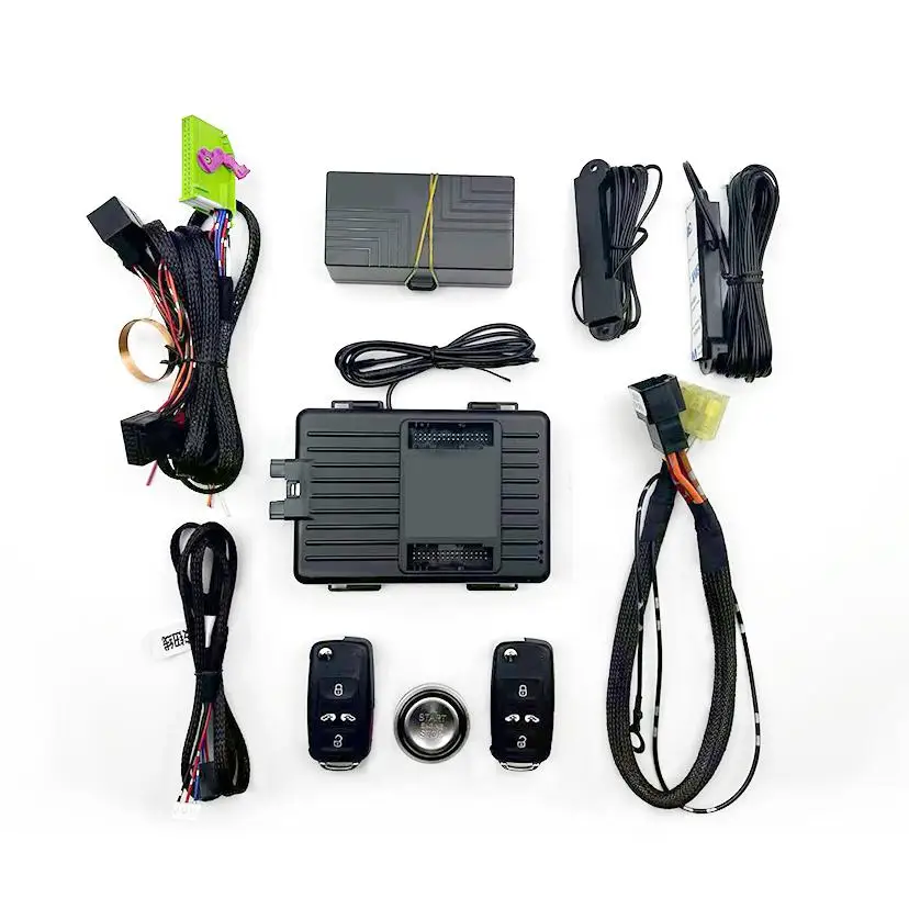 For VW Caravelle Multivan Add Engine Remote Starter Keyless Go Car Accessories Push Start Keyless Entry