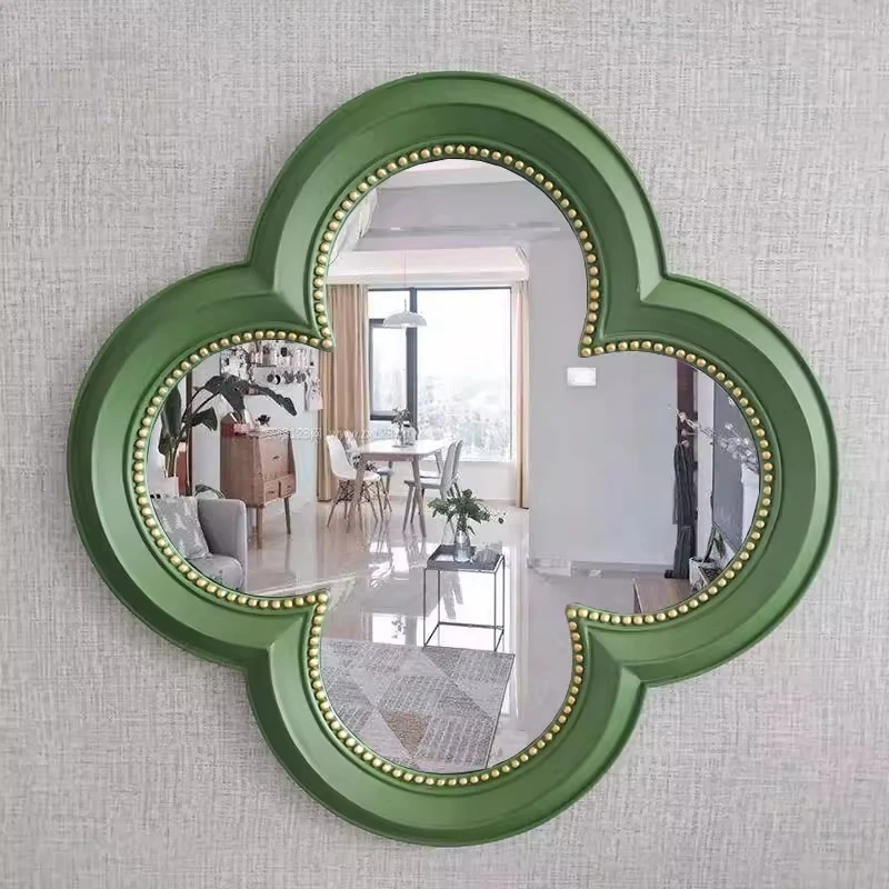 Dressing Table Makeup Mirror Korean Style Funky Girls Nordic Bathroom Aesthetic Mirror Modern Luxury Espelhos Home Decorations