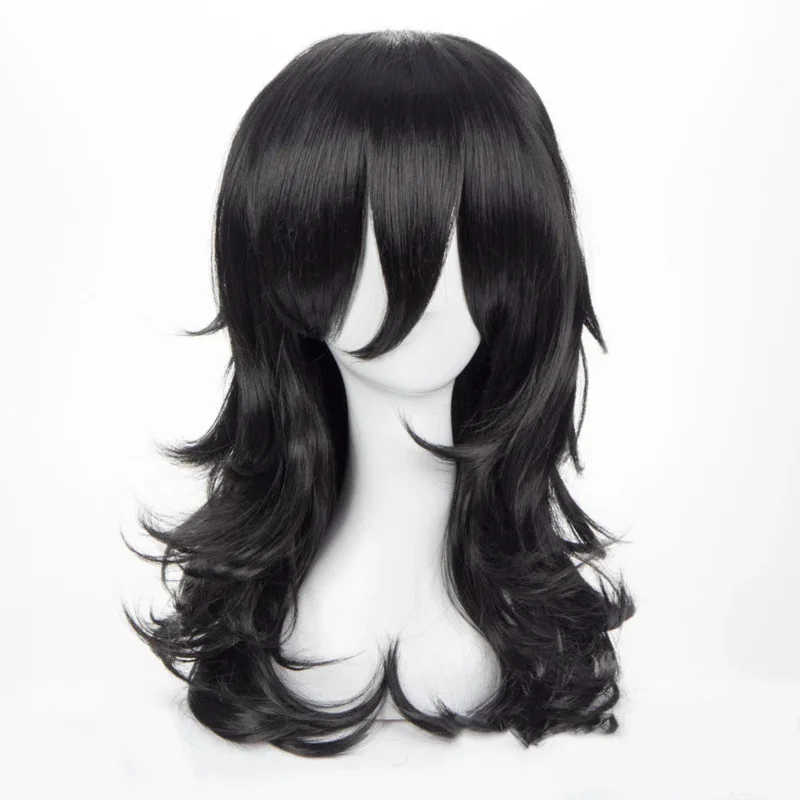 

My Hero Academia Shota Aizawa Style Anime Cosplay Long Wavy Curly Wigs Free Cap