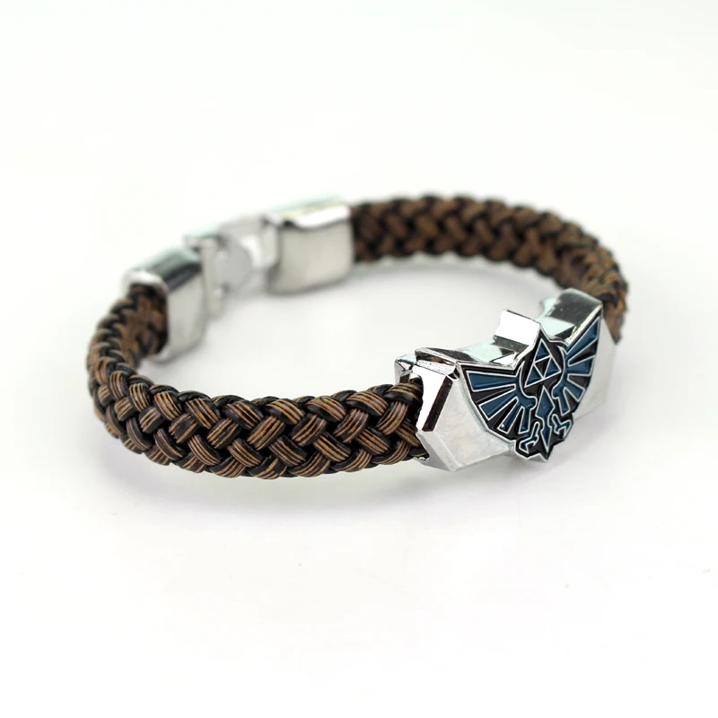 Anime Zelda Knit Bracelet Cosplay Costumes Accessories The Legend Props Punk Fashion Bracelets