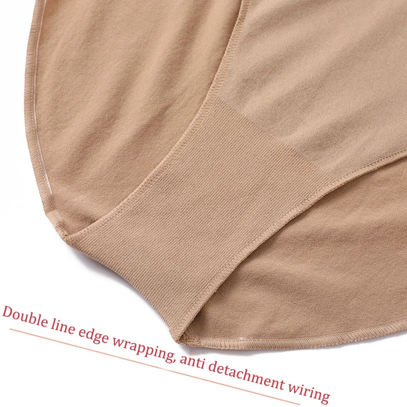 CLYFAN Professional Girl Ballet Dance Beige Mid Rise Briefs Waist Panty Women Dancing Panties Underpants Underwear