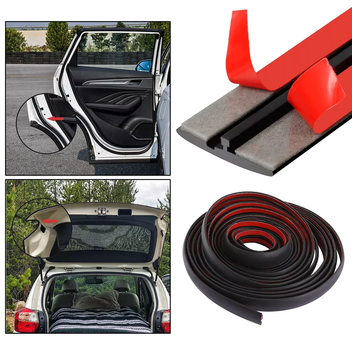 

Car Rubber Seals Edge Sealing Strips Auto Roof Windshield Car Rubber Sealant Protector Seal Strip Window Seals for Auto Parts