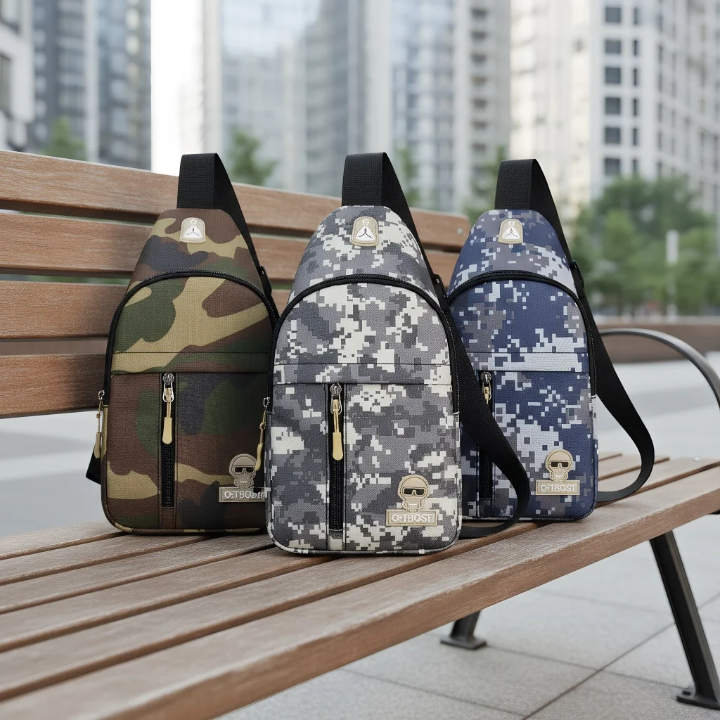  حقيبة صدر للرجال قابلة للتعديل - حقيبة كتف كروس لتسلق الجبال وركوب الدراجات في الهواء الطلق #1