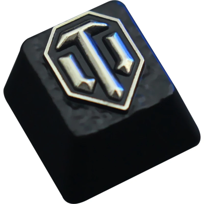 KeyStone-Teclado mecánico con temática World of Tanks, accesorio de aleación de aluminio, altura R4, para Cherry MX axis, 1 unidad