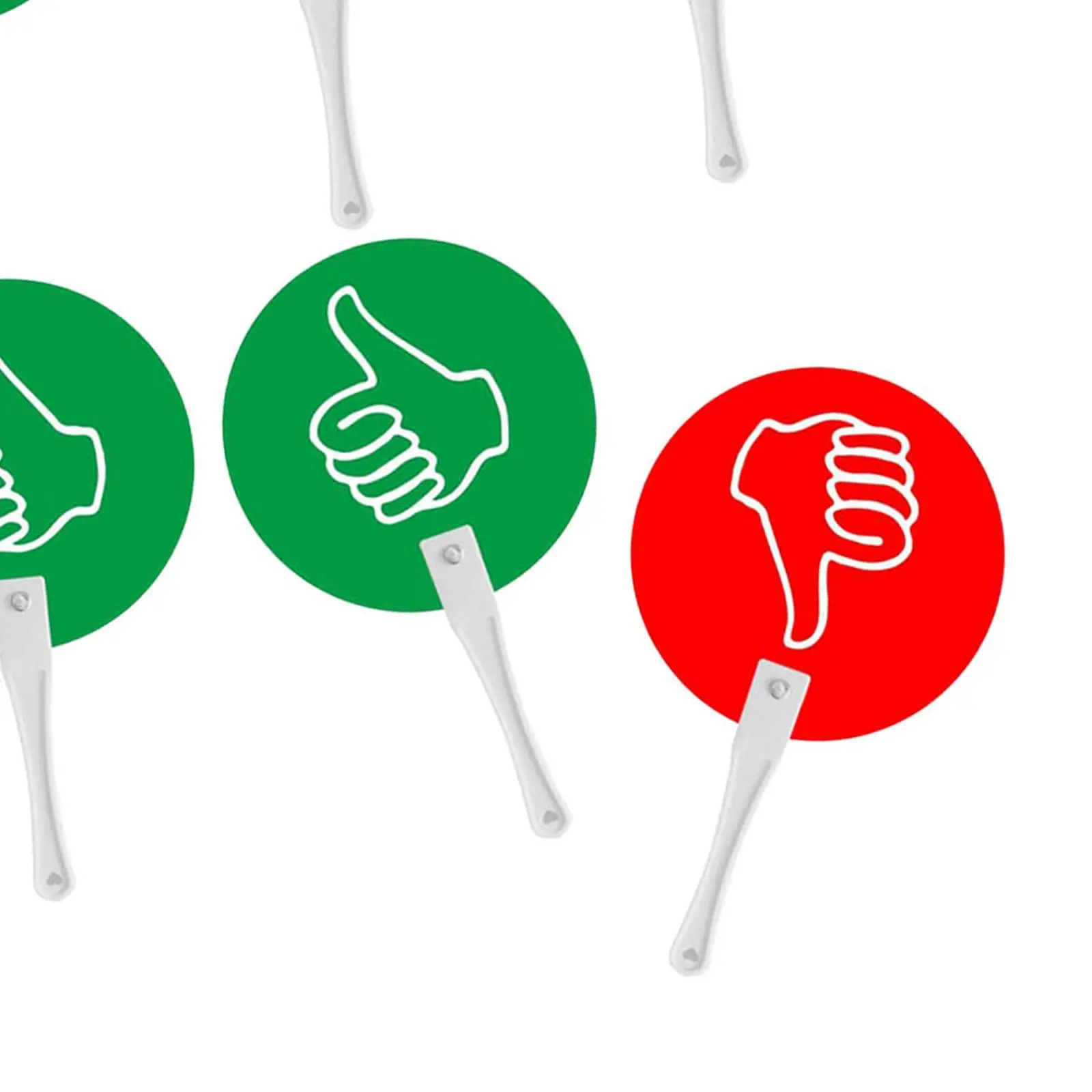 10Pcs Voting Paddles Thumbs up Down Paddles Interaction Signs Yes No Paddles True False Paddles for Game Event Meeting School