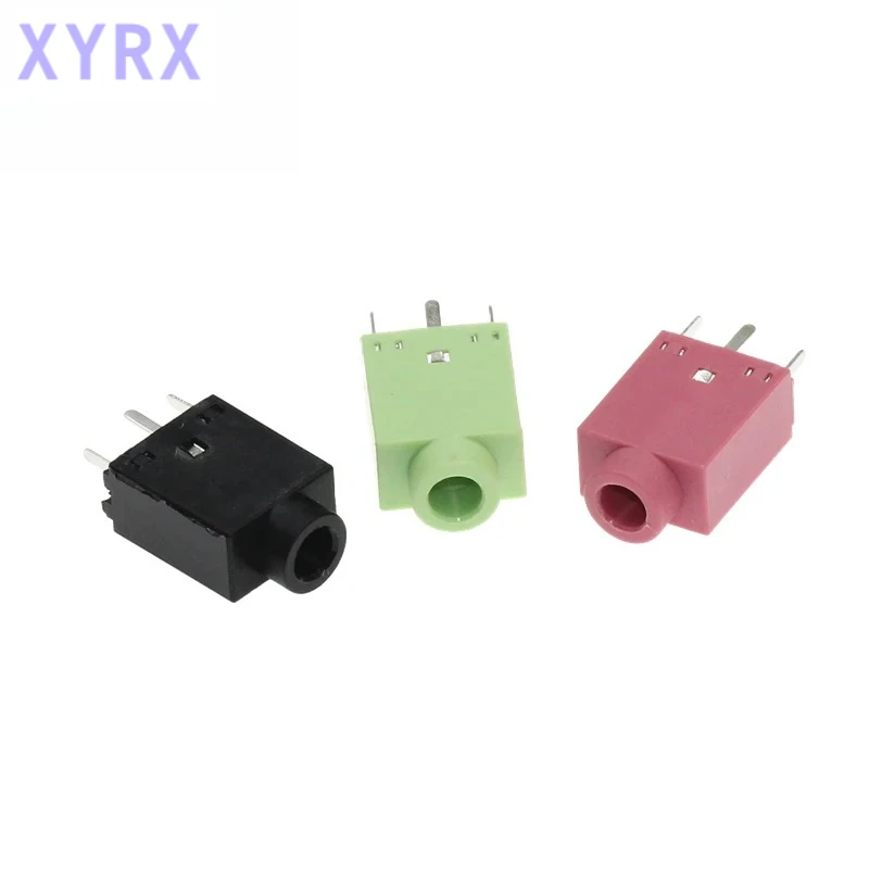 In spot 10PCS 3.5mm Female Audio Connector 5 Pin DIP Headphone Jack Socket PJ-358 PJ358