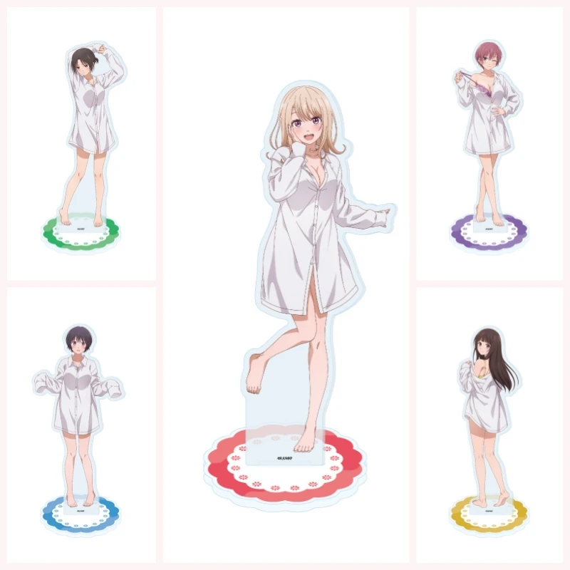 

Medaka Kuroiwa Is Impervious to My Charms Anime peripheral Collection Asahi Shonan Tsubomi Haruno Medaka Acrylic figure Stand