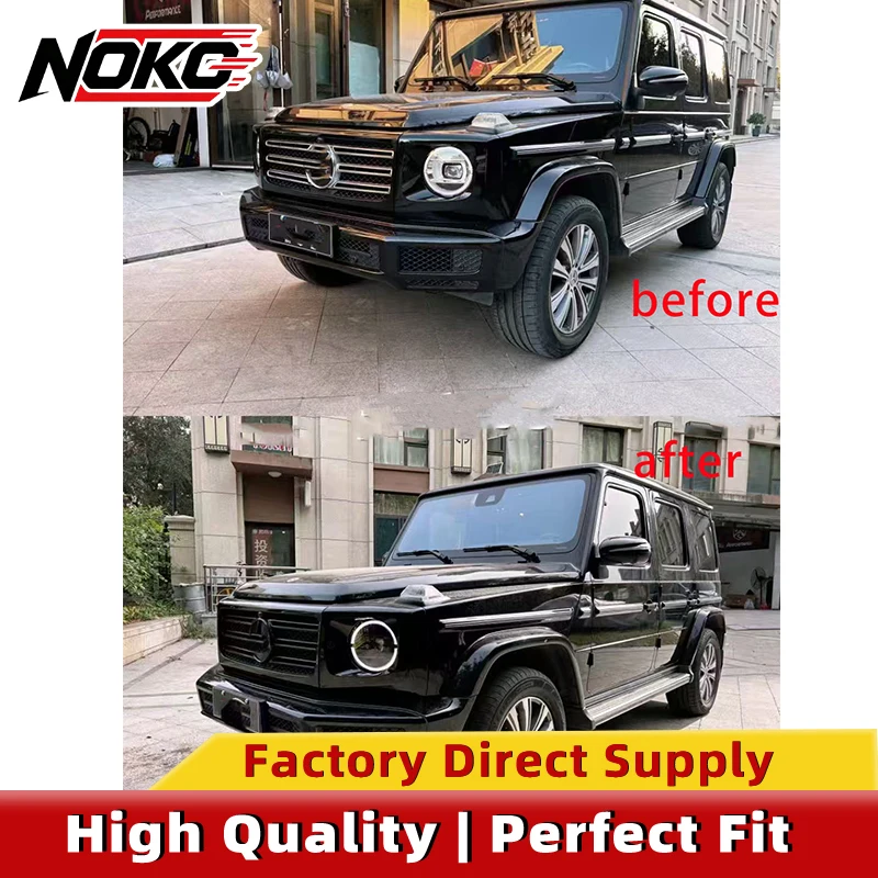 Smoked Black Night Edition Headlight Assembly for Mercedes-Benz G-Class W464 W465 G500 G63, 1:1 OEM Replica, Plug and Play