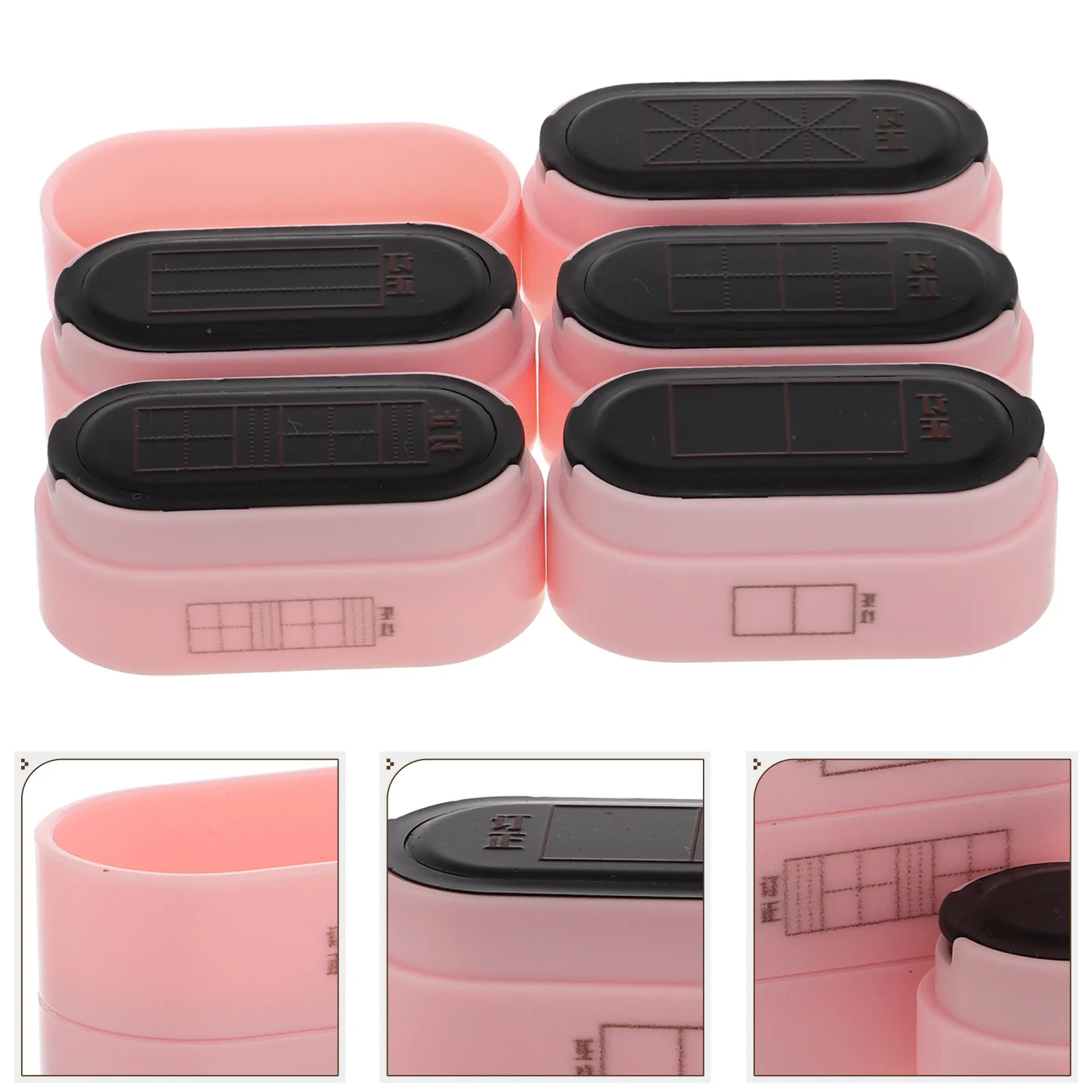 Teacher Multifunctional Stamp Set Grid Pinyin Mizige Classroom Grading Correction Stamps Encouragement Motivation