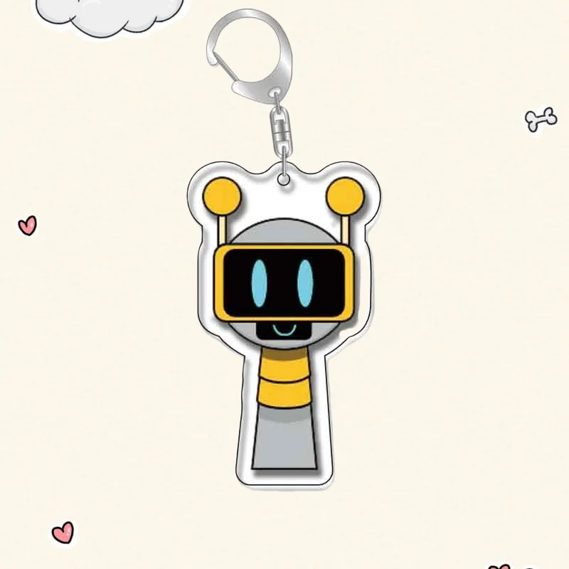 18 قطعة سلسلة المفاتيح Sprunki الاكريليك للإكسسوارات Sprunki Oren Raddy رمادي Brud Vineria قلادة كيرينغ مفتاح سلسلة مجوهرات المشجعين الهدايا