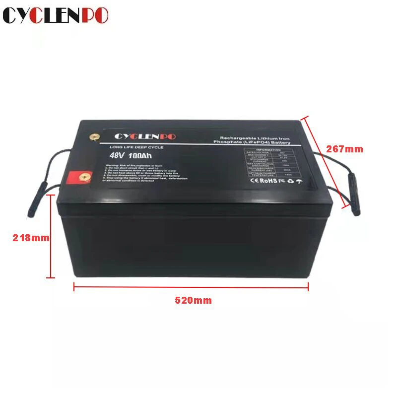 Factory direct supply lifepo4 100ah 120ah batterie lithium ion 48v