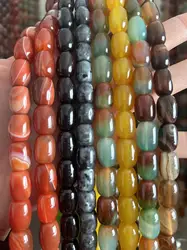 15inch 13x18mm Natural Gems Stone Column Shape Jewelry Making DIY Agate Beads
