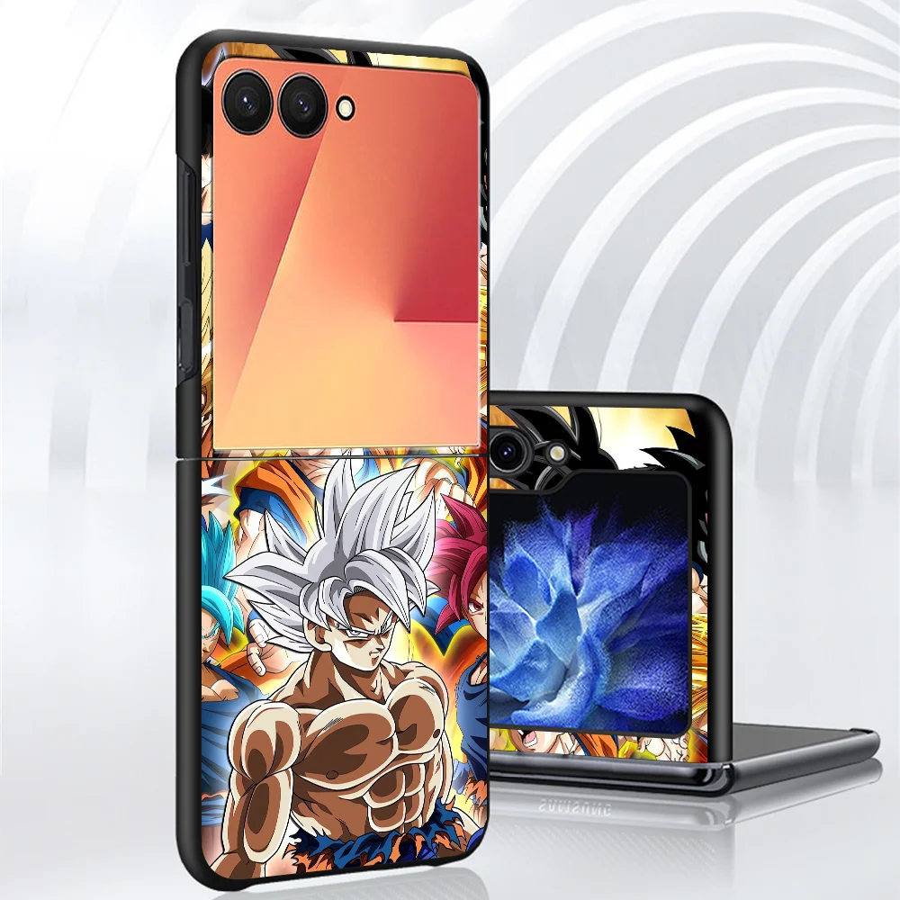 Handyhülle für Samsung Galaxy Z Flip 8 Z Flip 7 6 5 4 ZFlip8 Z Flip4 Z Flip5 Z Flip6 ZFlip7 FE Goku Anime Dragon Balls