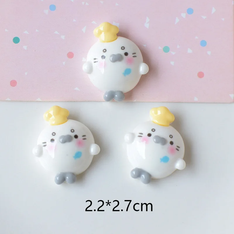 Cute Cartoon Animals Shoe Charms Set for Women Food Theme ABS Seal Clog Charms Flowing Ballet Shoe Decorations DIY Accessories