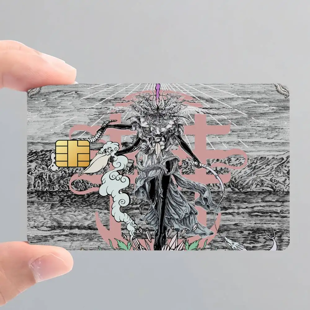 Jap Band Sekai No Owari Fashion 15th Card Stickers for Bank Access Protective Waterproof Film Cover Sticker Surprise Gift