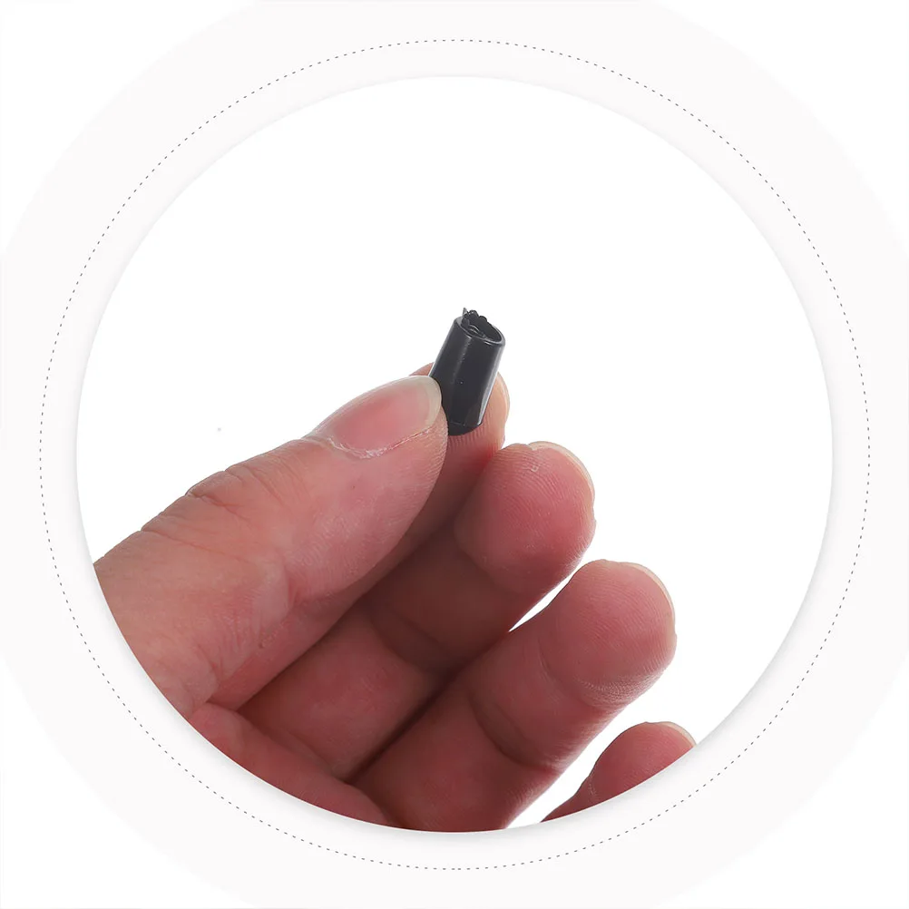 

200 Pcs Hangers with Clips Clothes Rubber Cover Installation Accessories Screw End Caps