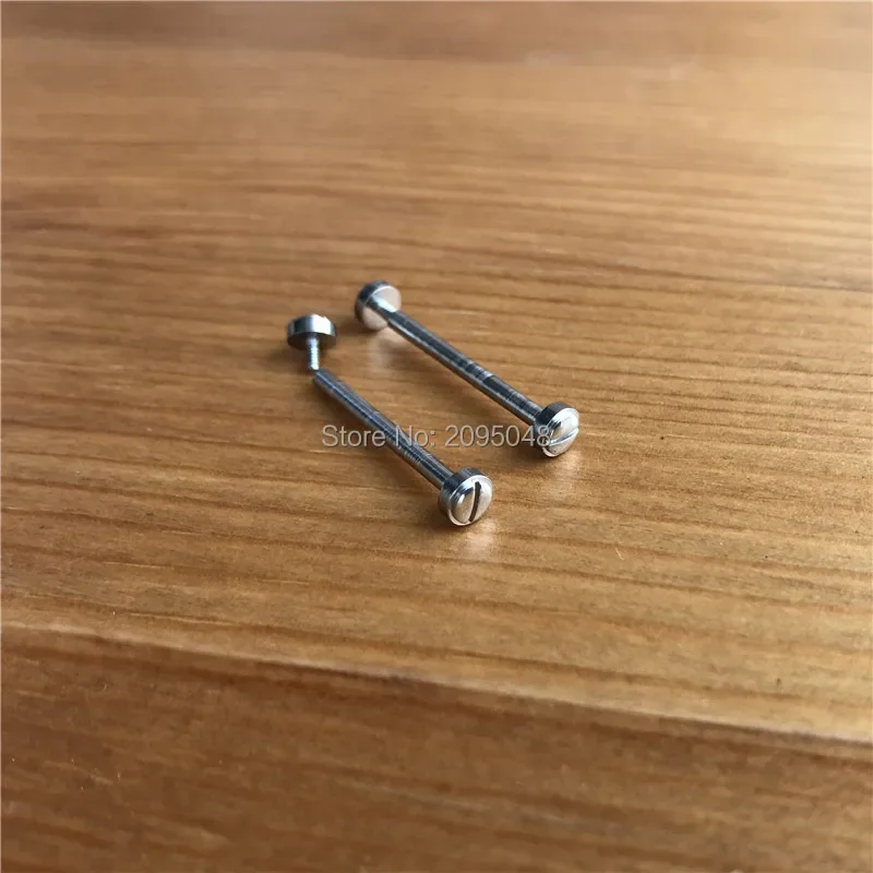 24mm Steel Rose Gold Color Screw Tube Ear Bar for Versace 39mm Women's Watch - view 3
