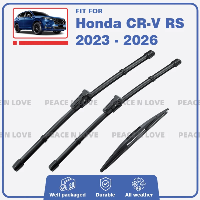 

Для Honda CR-V CRV 6-го поколения RS 2023-2026 передние и задние щетки стеклоочистителя лобовое стекло аксессуары для окон комплекты стержней для чистки