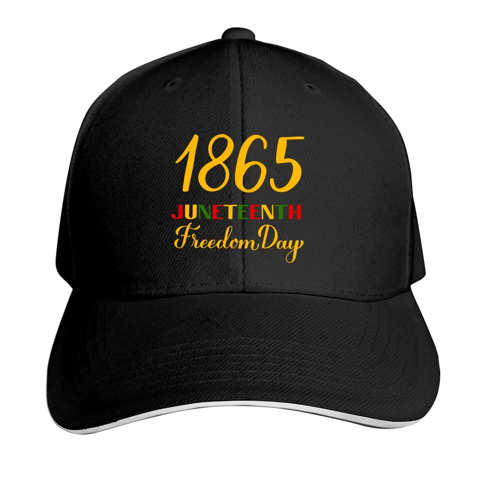 

Happy Juneteenth Day Freedom 1865 Hat for Men Women Baseball Cap Stylish Casquette Adjustable Dad Hats Black FashionTrucker Hat